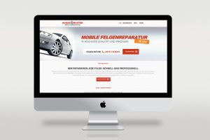 Wheelbuster Responsive Webseite - Homepage
